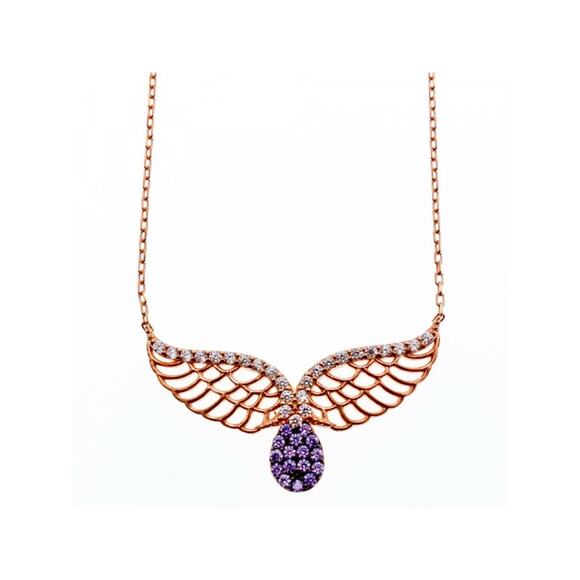 Evil Eye Cubic Zirconia Turkish / Ojo Charm 925 Sterling  925 Sterling Silver Gold Plated CZ Necklace Turkey